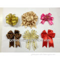 colorful satin pearl ribbon bow